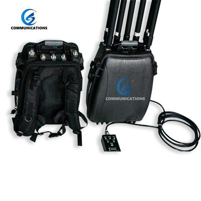 Portable Backpack Drone Defense Signal Detector Anti Drone Jammer System For Protection
